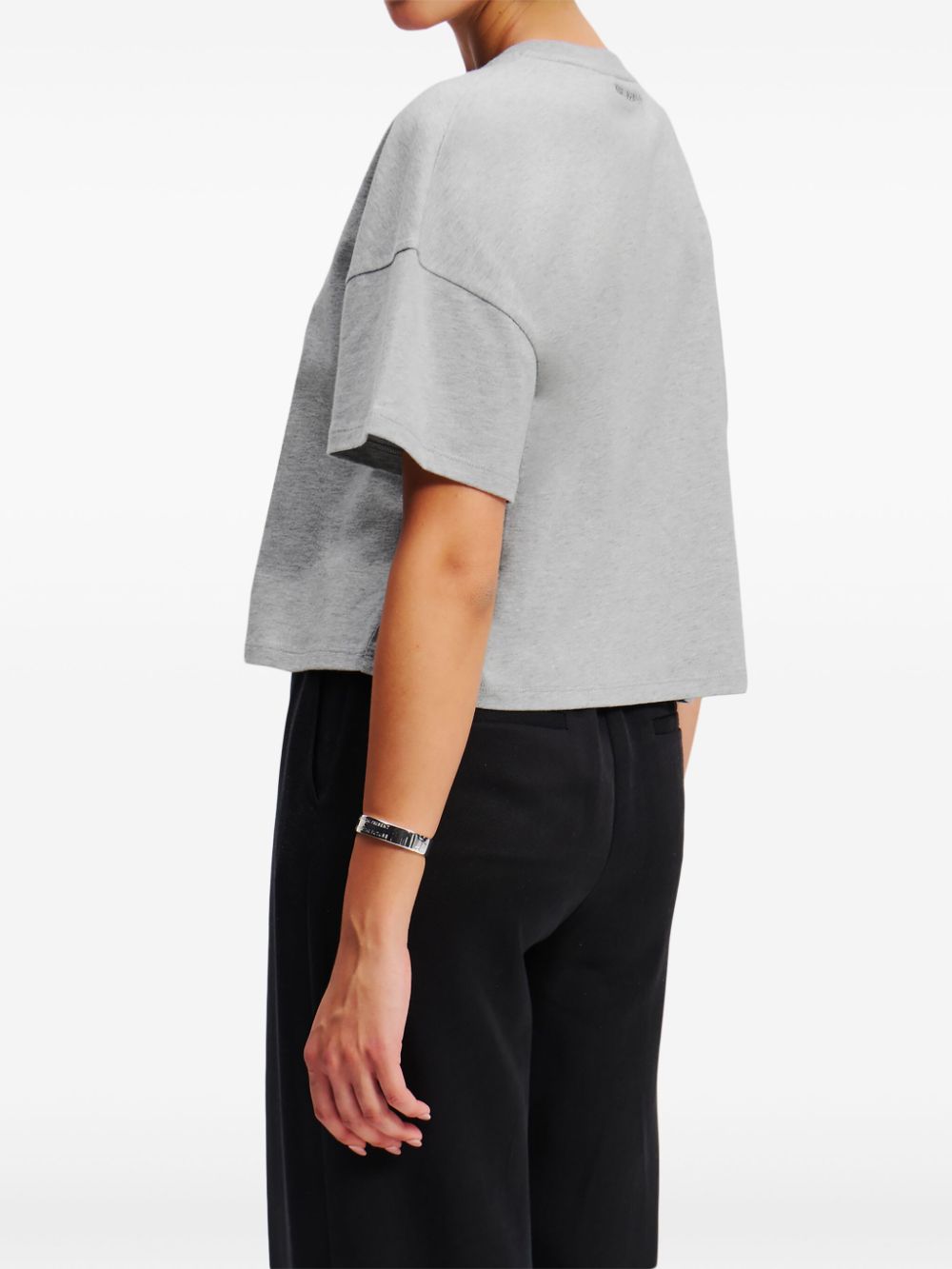 KARL LAGERFELD Signature 3D Autograph T-Shirt for Women