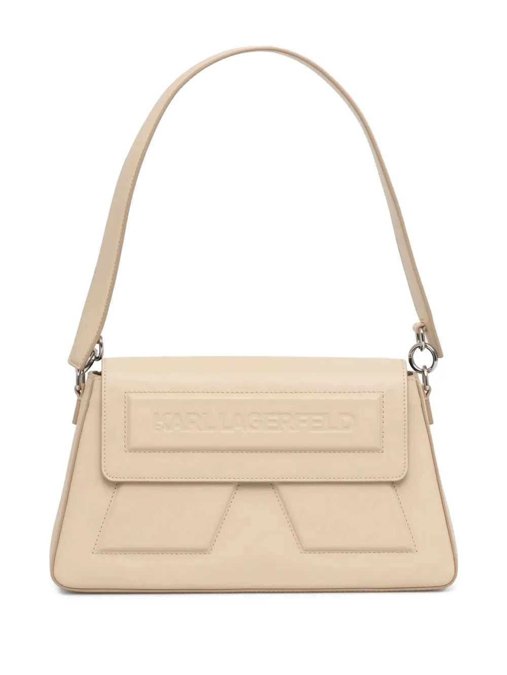 KARL LAGERFELD Shoulder Ikon Mini Relief Logo Handbag