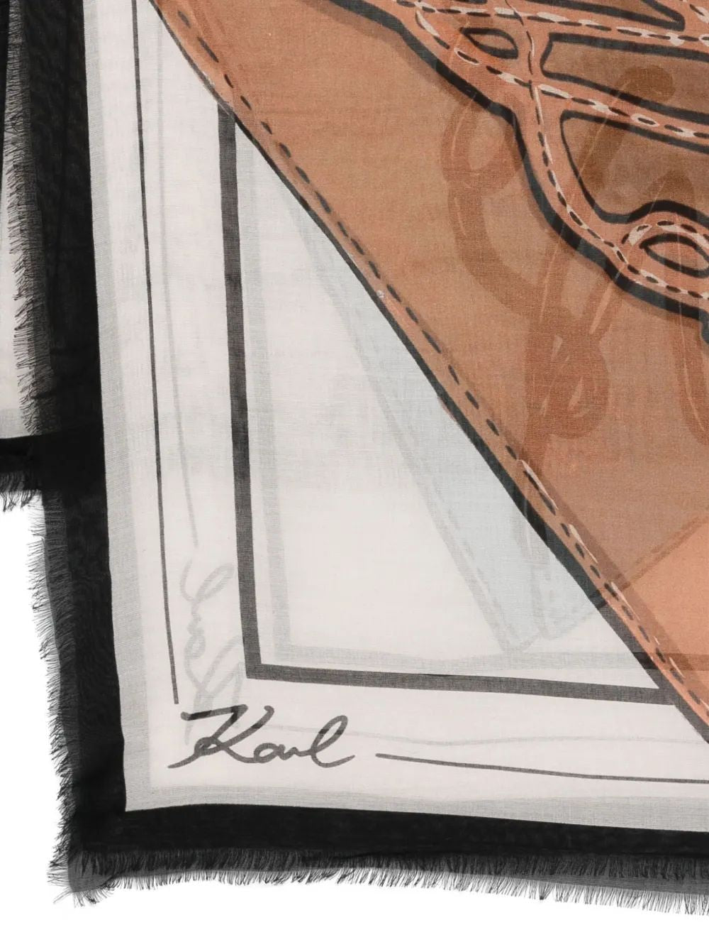 KARL LAGERFELD Signature Scarf for Women