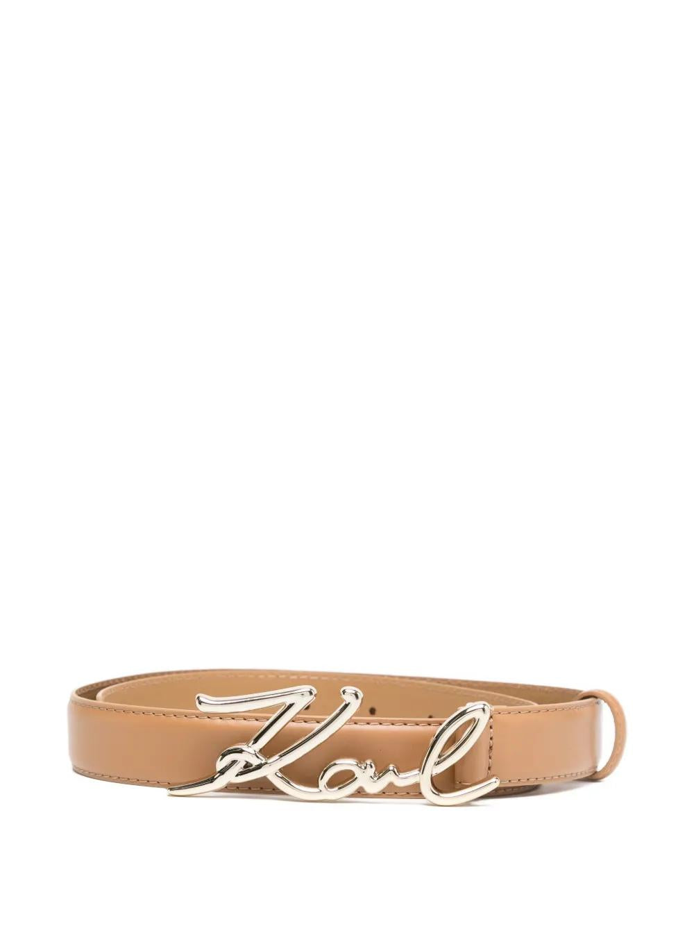 KARL LAGERFELD Iconic Women's Belt with Adjustable Fit