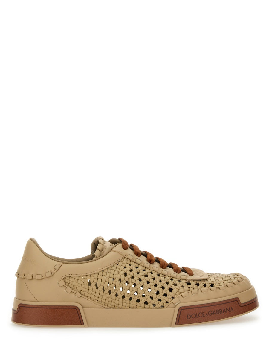 DOLCE & GABBANA Men's Woven Portofino Sneaker