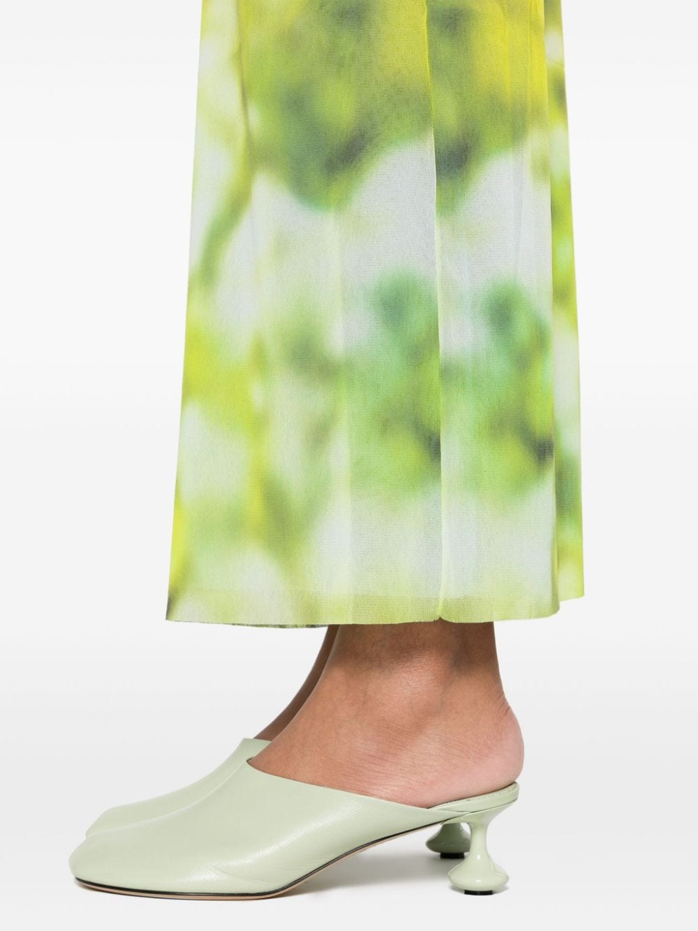 ACNE STUDIOS Printed Long Dress - Sleeveless Design