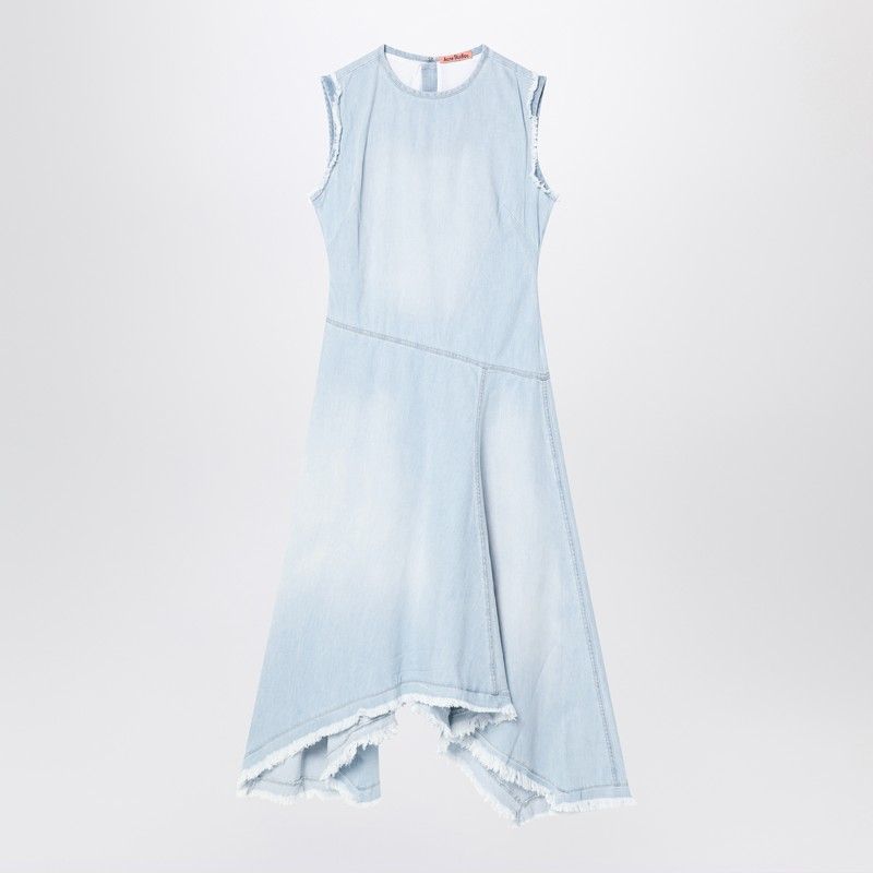 ACNE STUDIOS Asymmetrical Denim Mini Dress