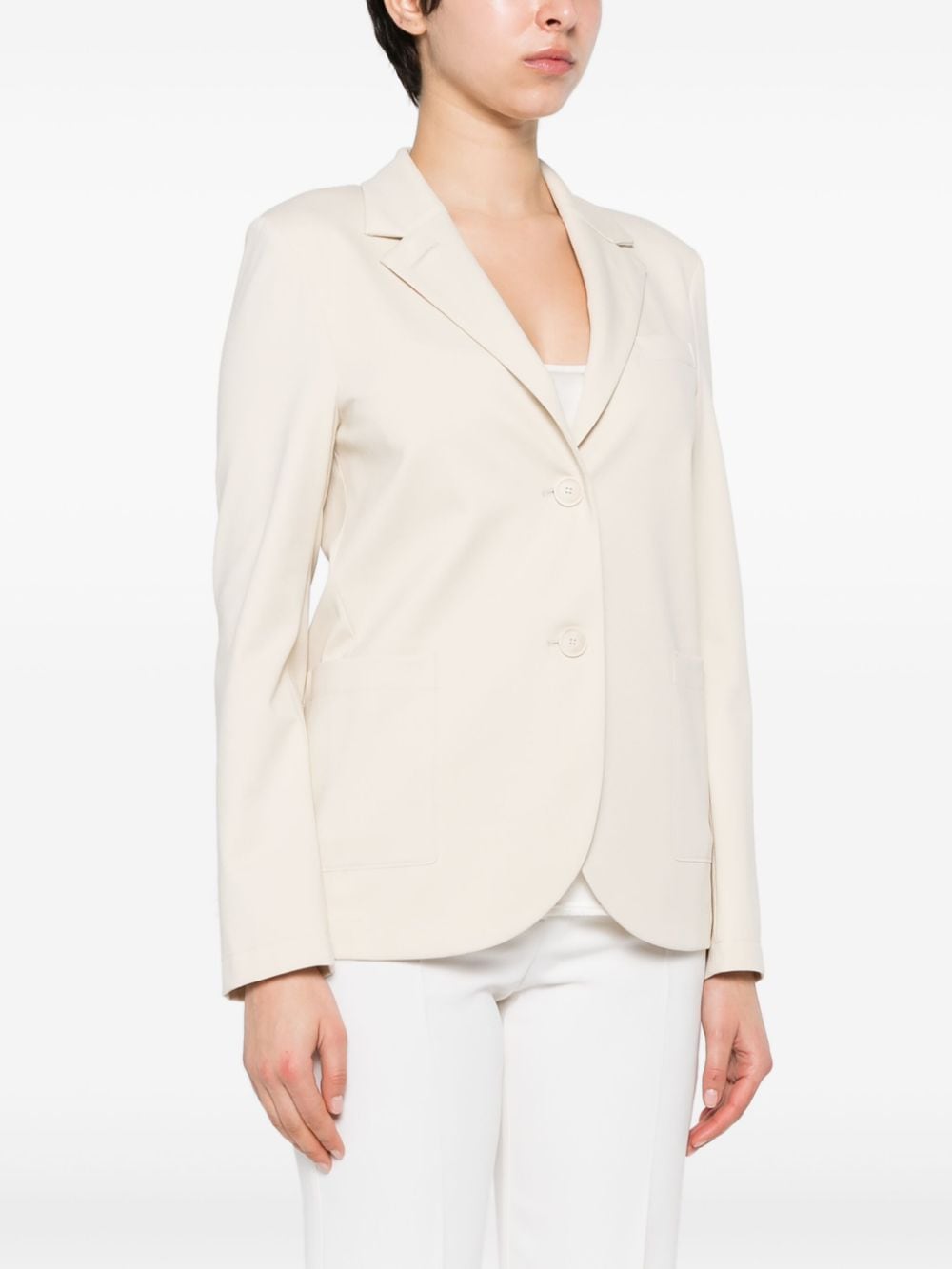 HARRIS WHARF LONDON Single-Breasted Blazer Jacket