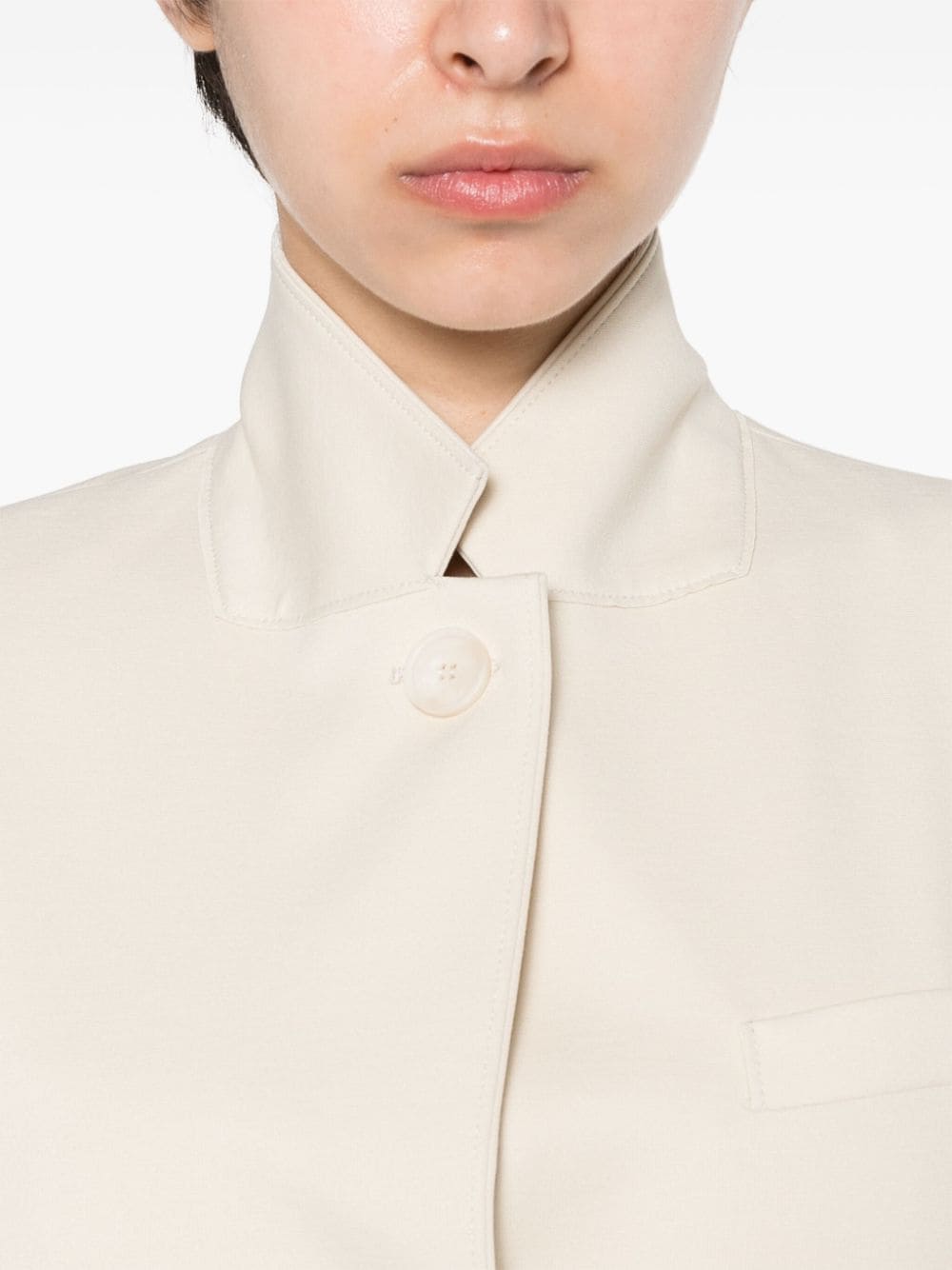 HARRIS WHARF LONDON Single-Breasted Blazer Jacket