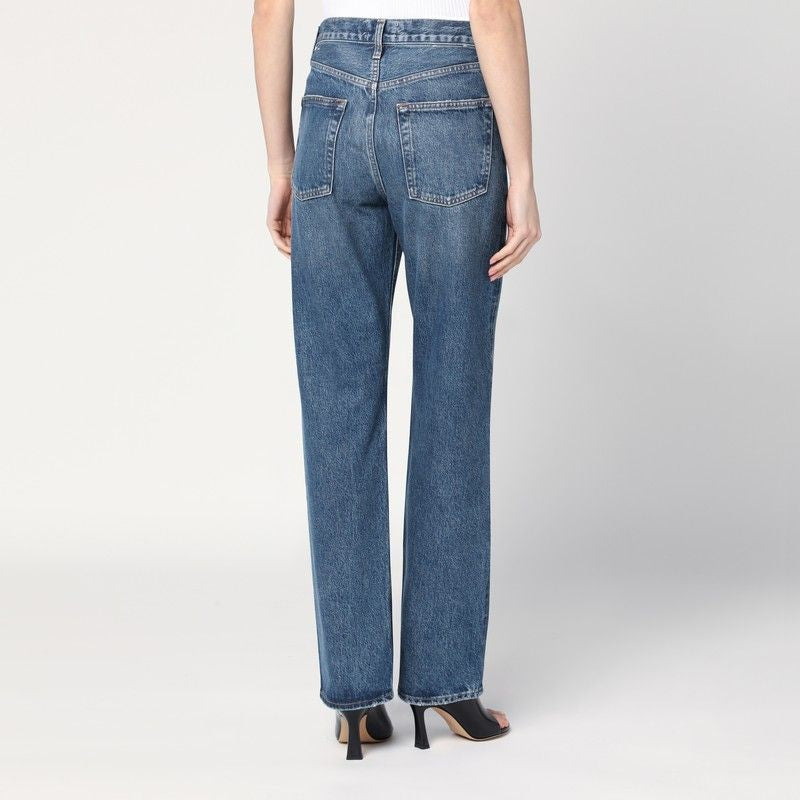 AGOLDE High Waist Faded Effect Jeans for Women