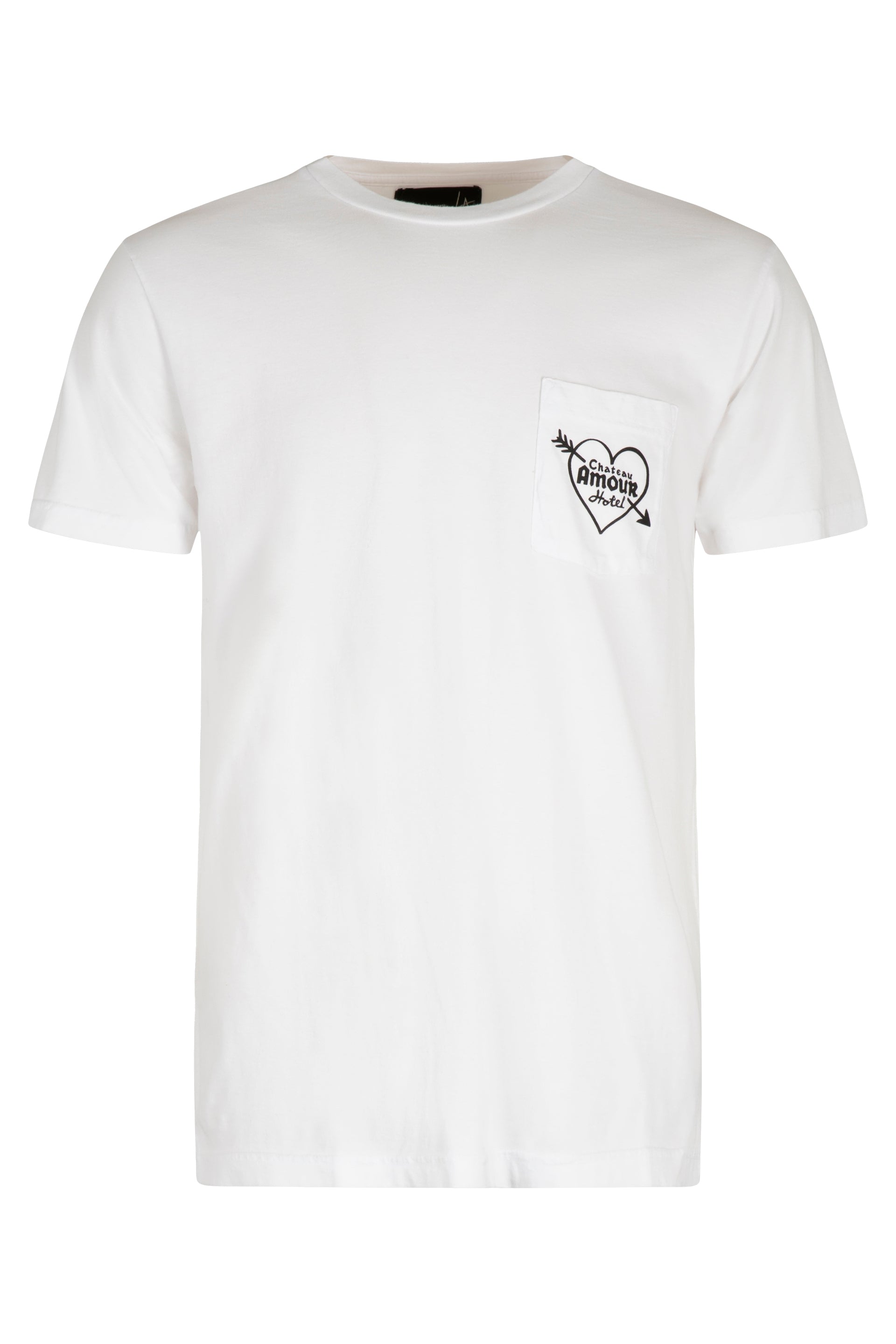 LOCAL AUTHORITY Cotton Crew-Neck T-Shirt with Pocket and Back Print