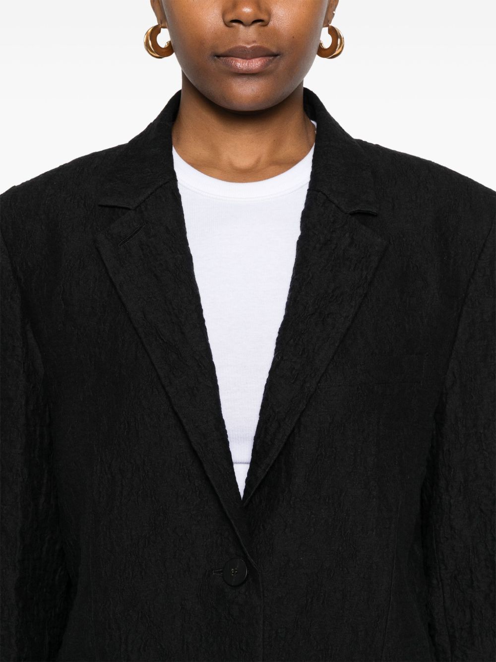 HARRIS WHARF LONDON Cotton Blend Blazer Jacket