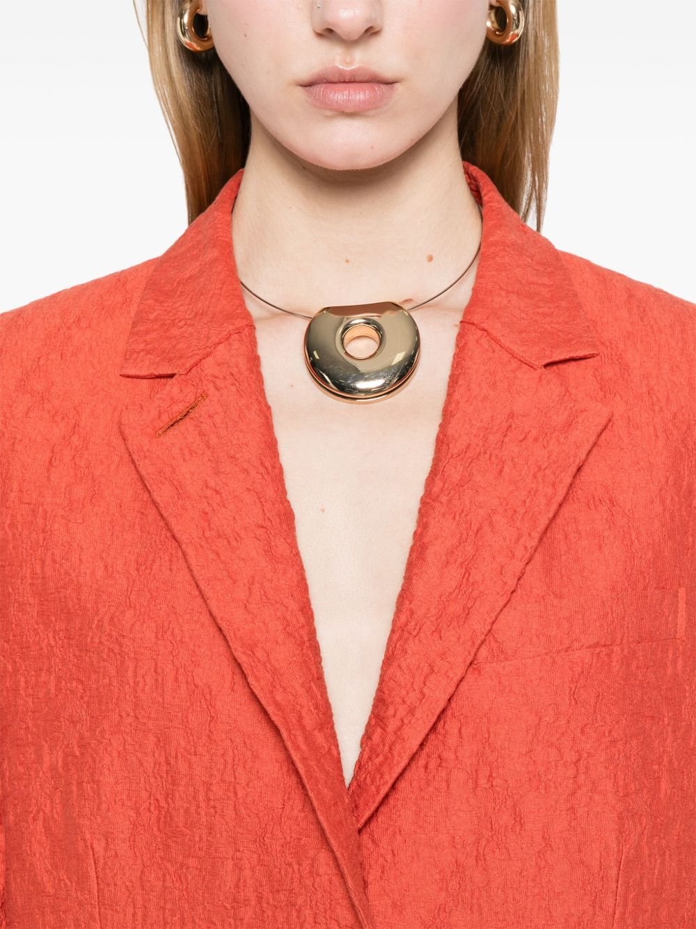 HARRIS WHARF LONDON Cotton Blend Blazer Jacket