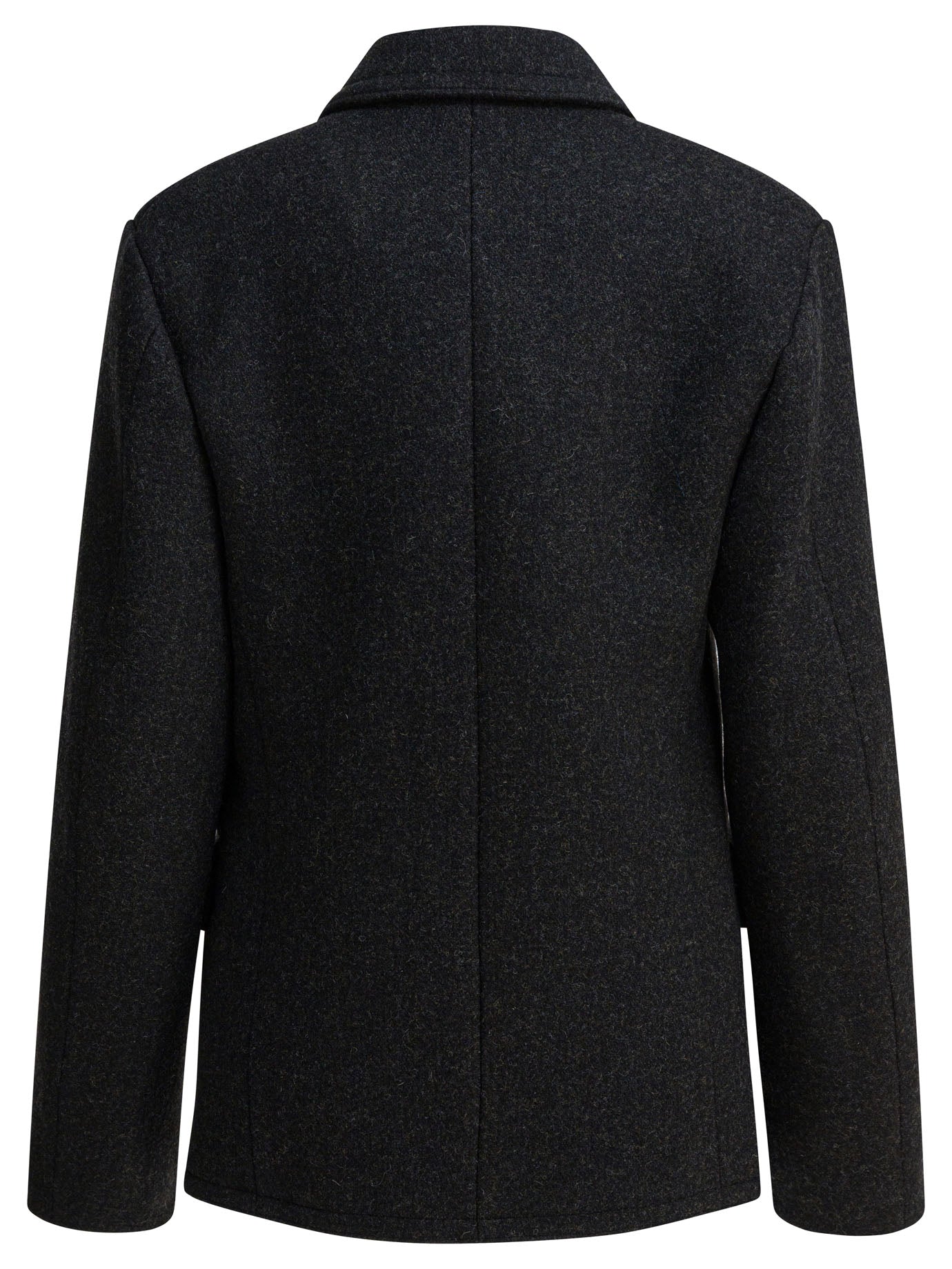 AURALEE Men's Charcoal Wool Jacket