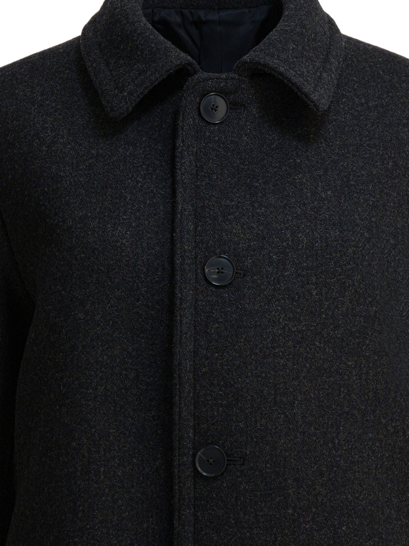 AURALEE Men's Charcoal Wool Jacket