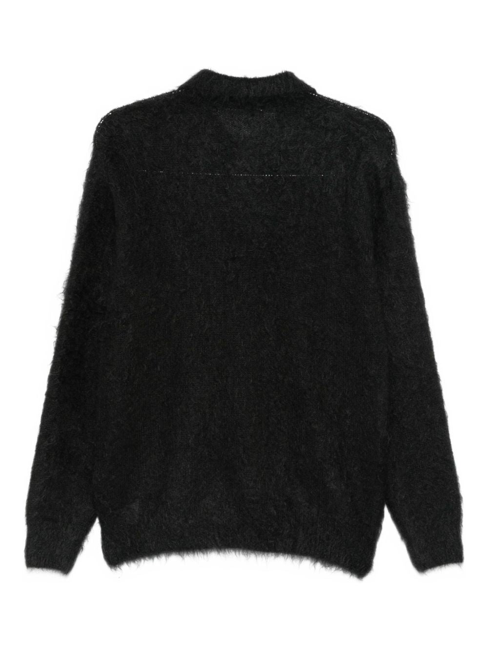 AURALEE Men's Wool Polo Shirt