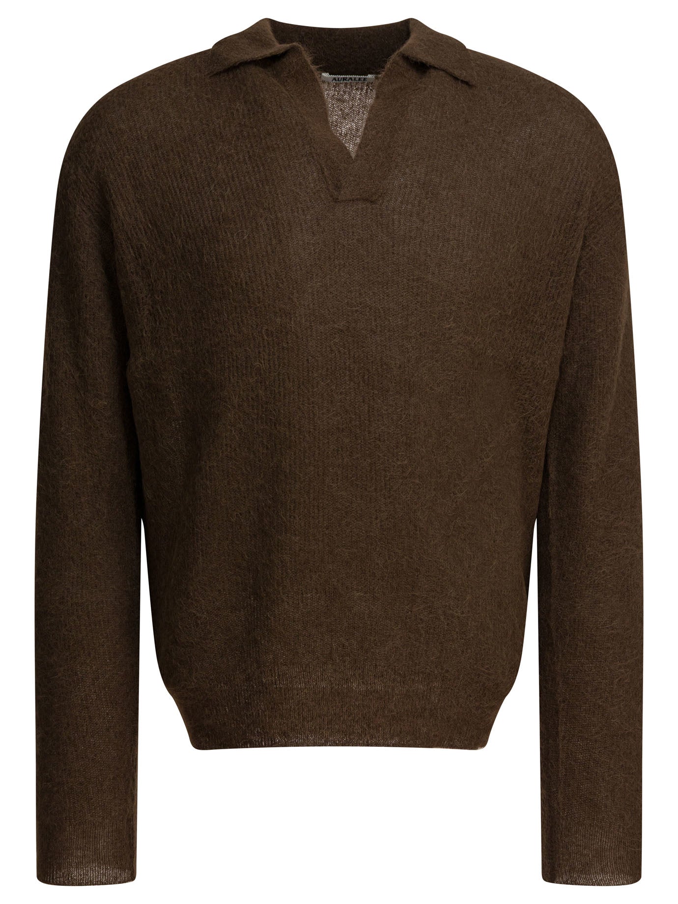 AURALEE Luxurious Alpaca Nylon Knitwear for Men