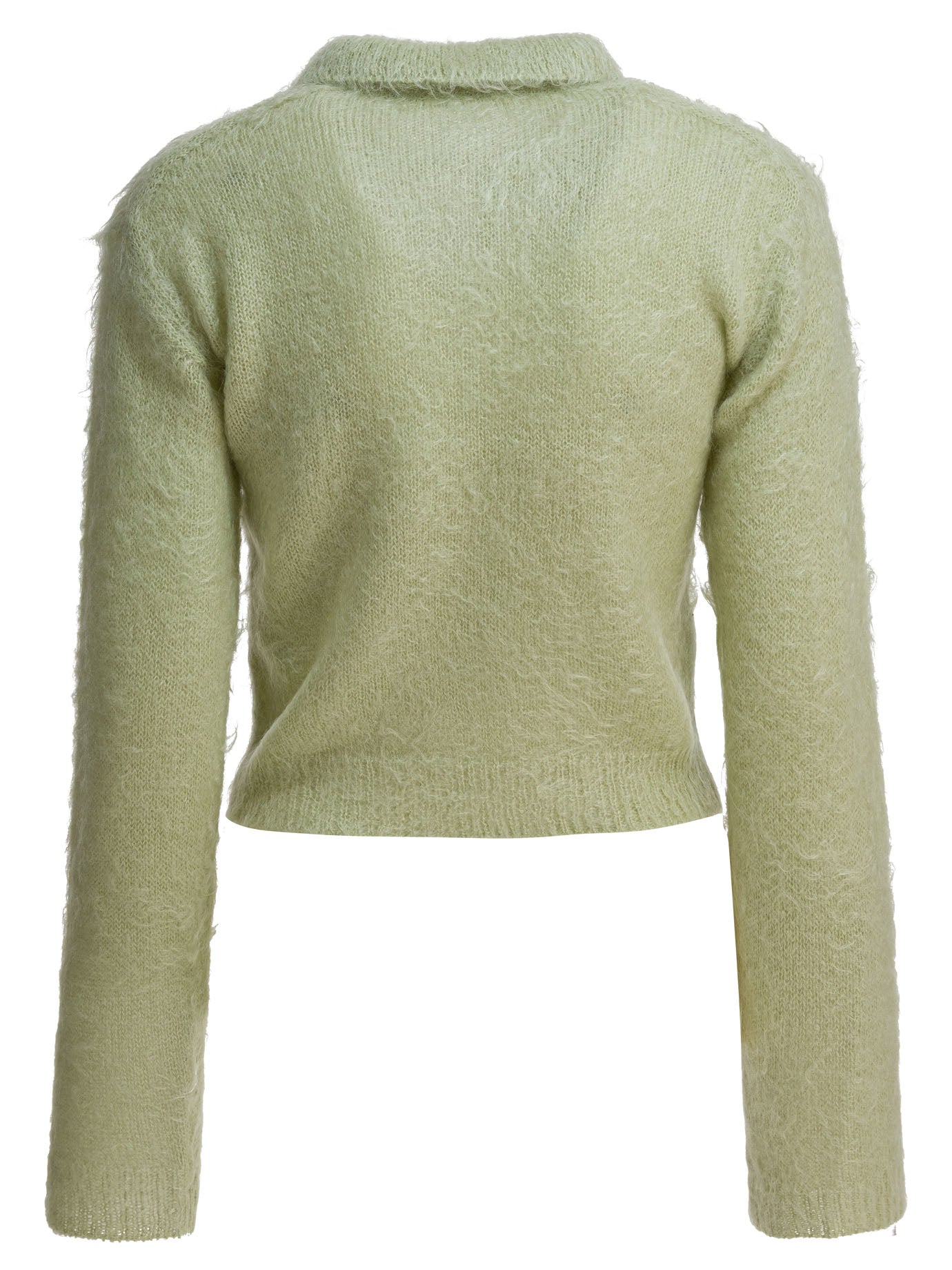 AURALEE Light Khaki Mohair Wool Knitwear for Women
