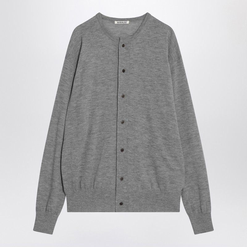 AURALEE Casual Cashmere Cardigan for Men