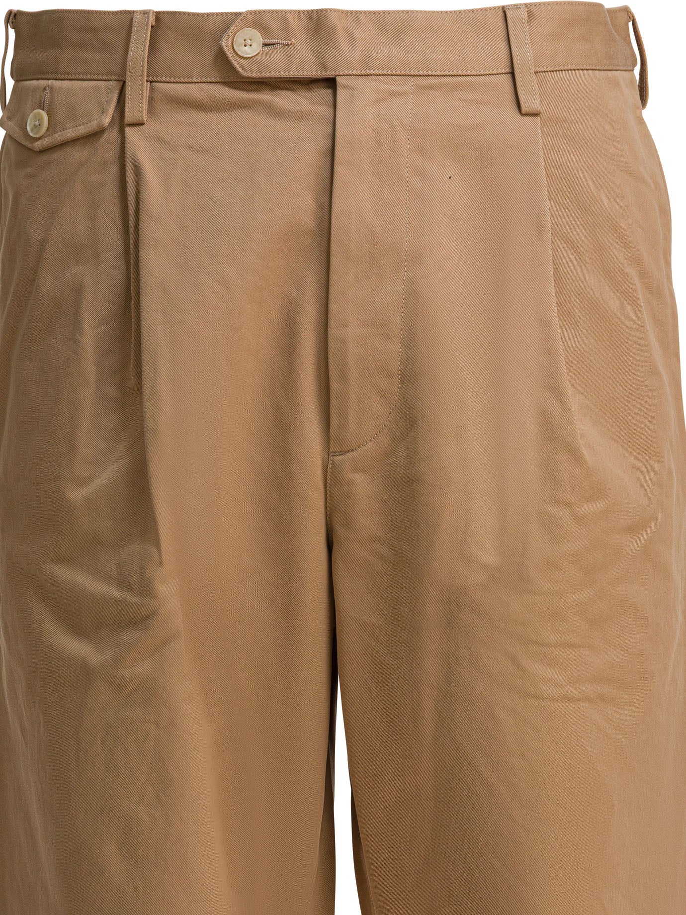 AURALEE Regular Fit Mid Rise Chino Pants
