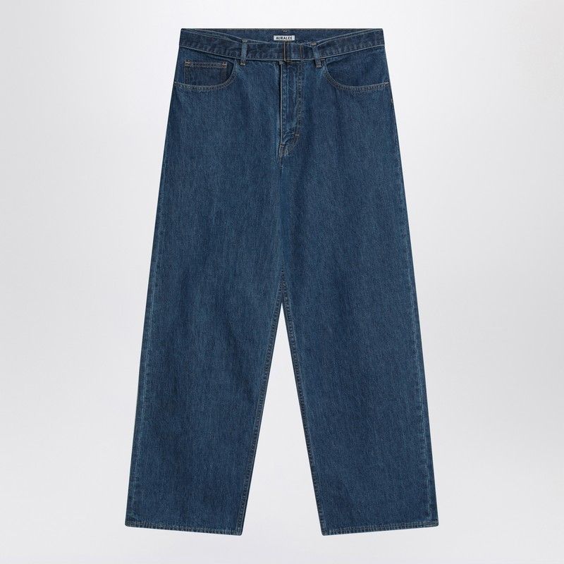 AURALEE Straight Jeans with Adjustable Waistband