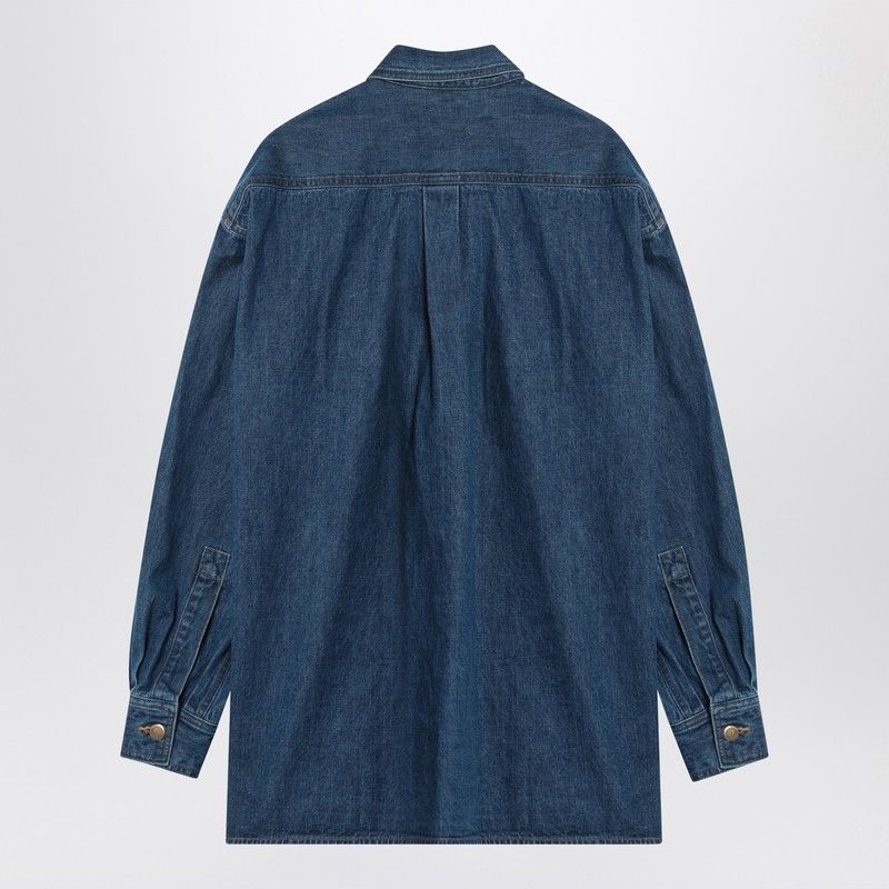 AURALEE Men's Classic Denim Shirt - S