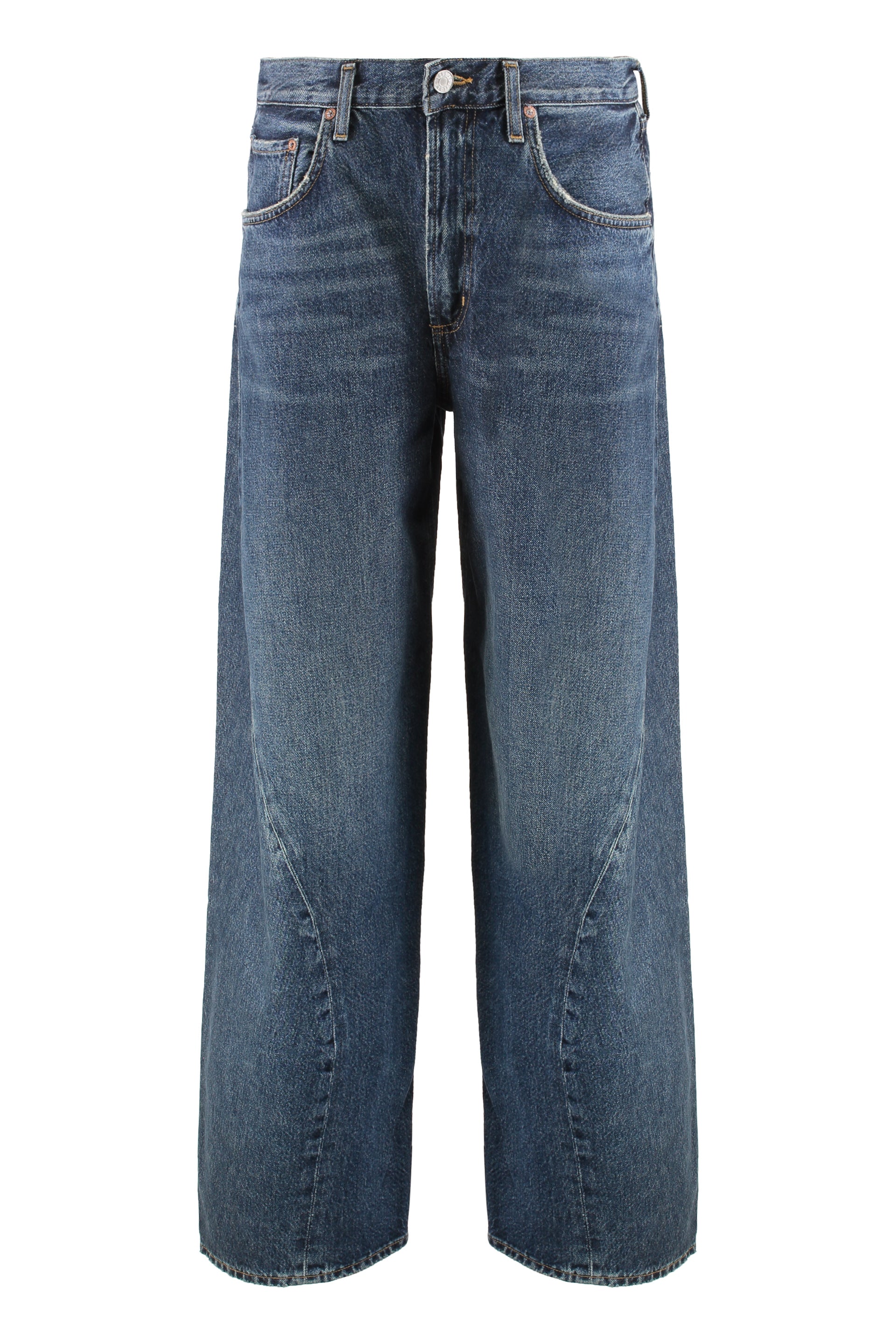 AGOLDE Twisted Seam Wide Leg Jeans