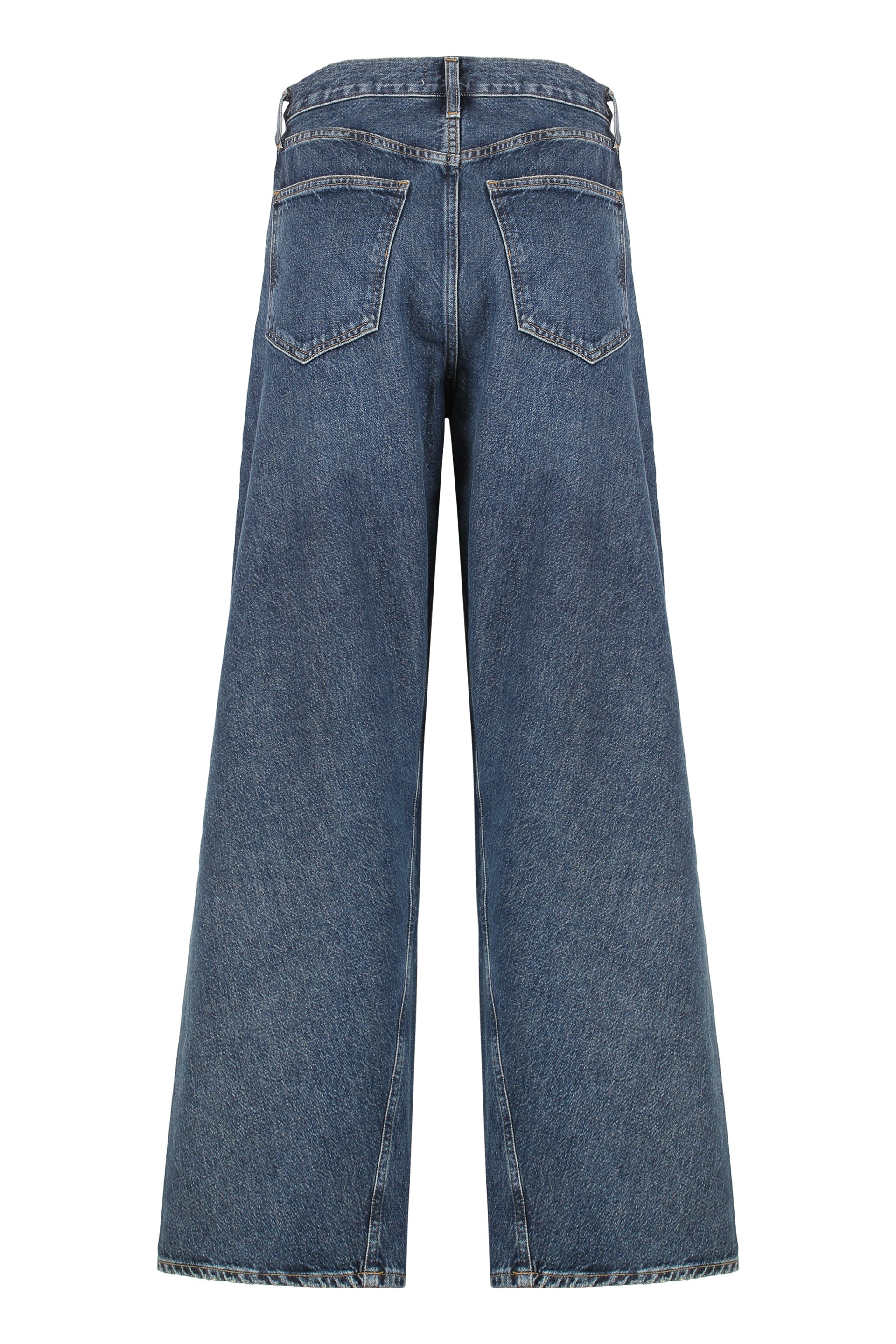 AGOLDE Twisted Seam Wide Leg Jeans