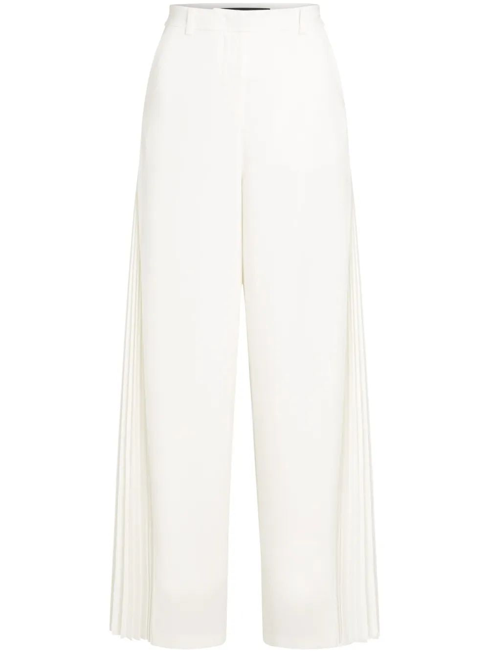 KARL LAGERFELD Women's Pleated Side Detail Pants