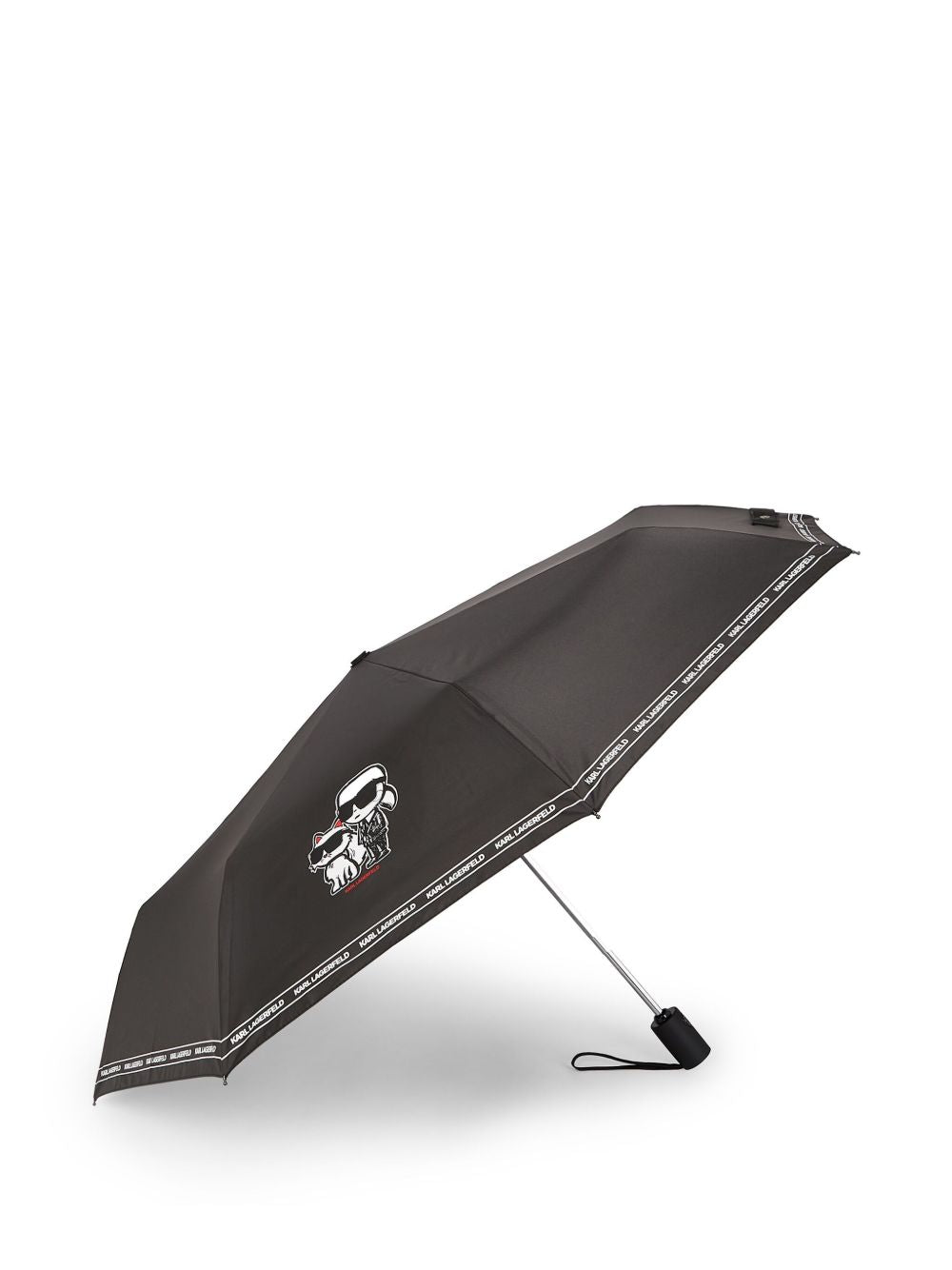 KARL LAGERFELD Chic Mini Umbrella and Pouch Set for Women