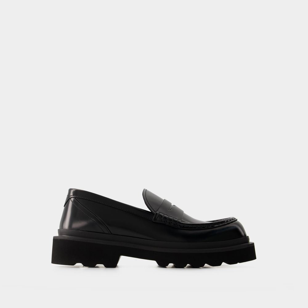 DOLCE & GABBANA Timeless Penny-Slot Moccasins for Men