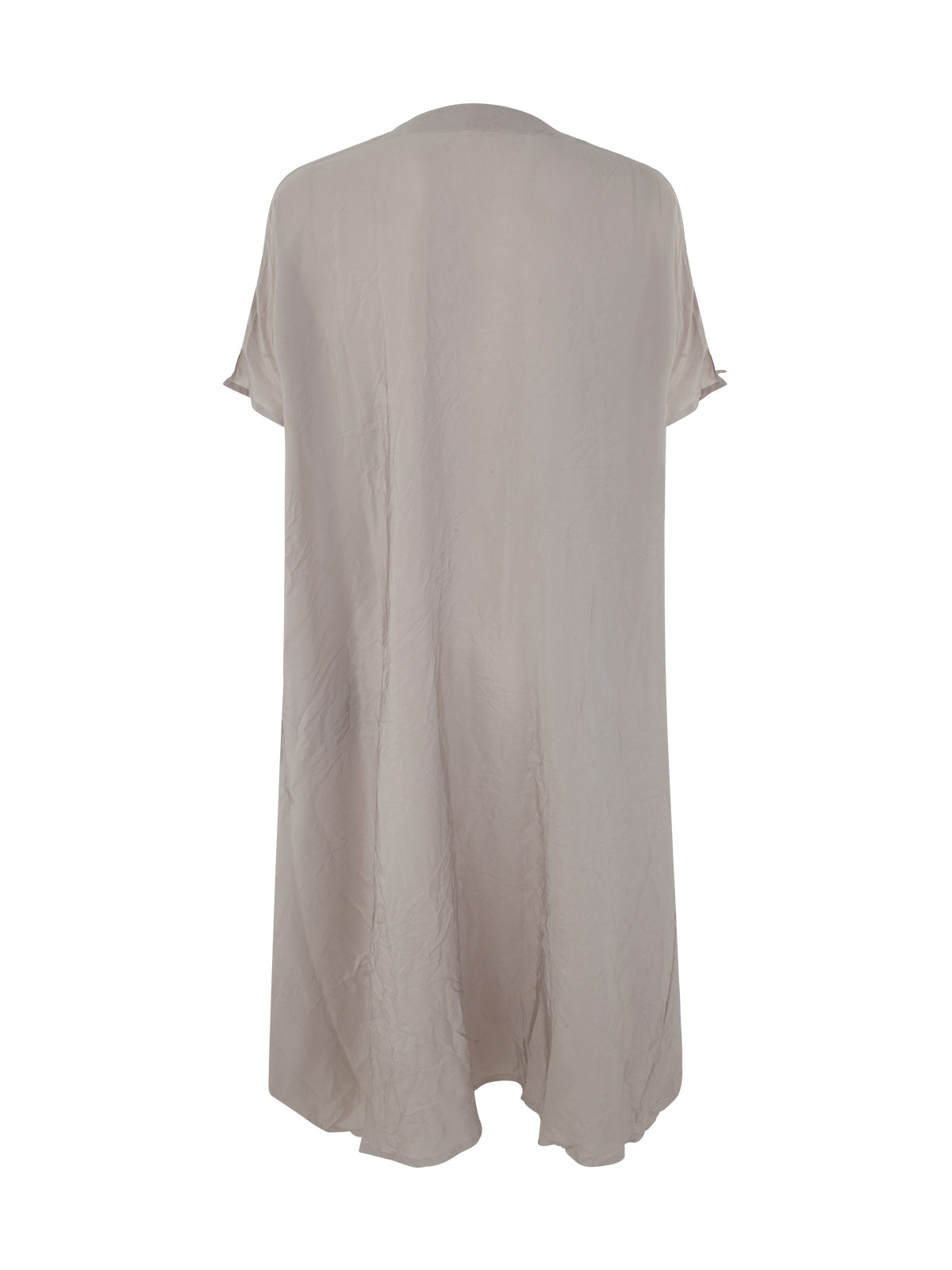 DANIELA GREGIS Chic 3/4 Sleeves Washed Mini Dress