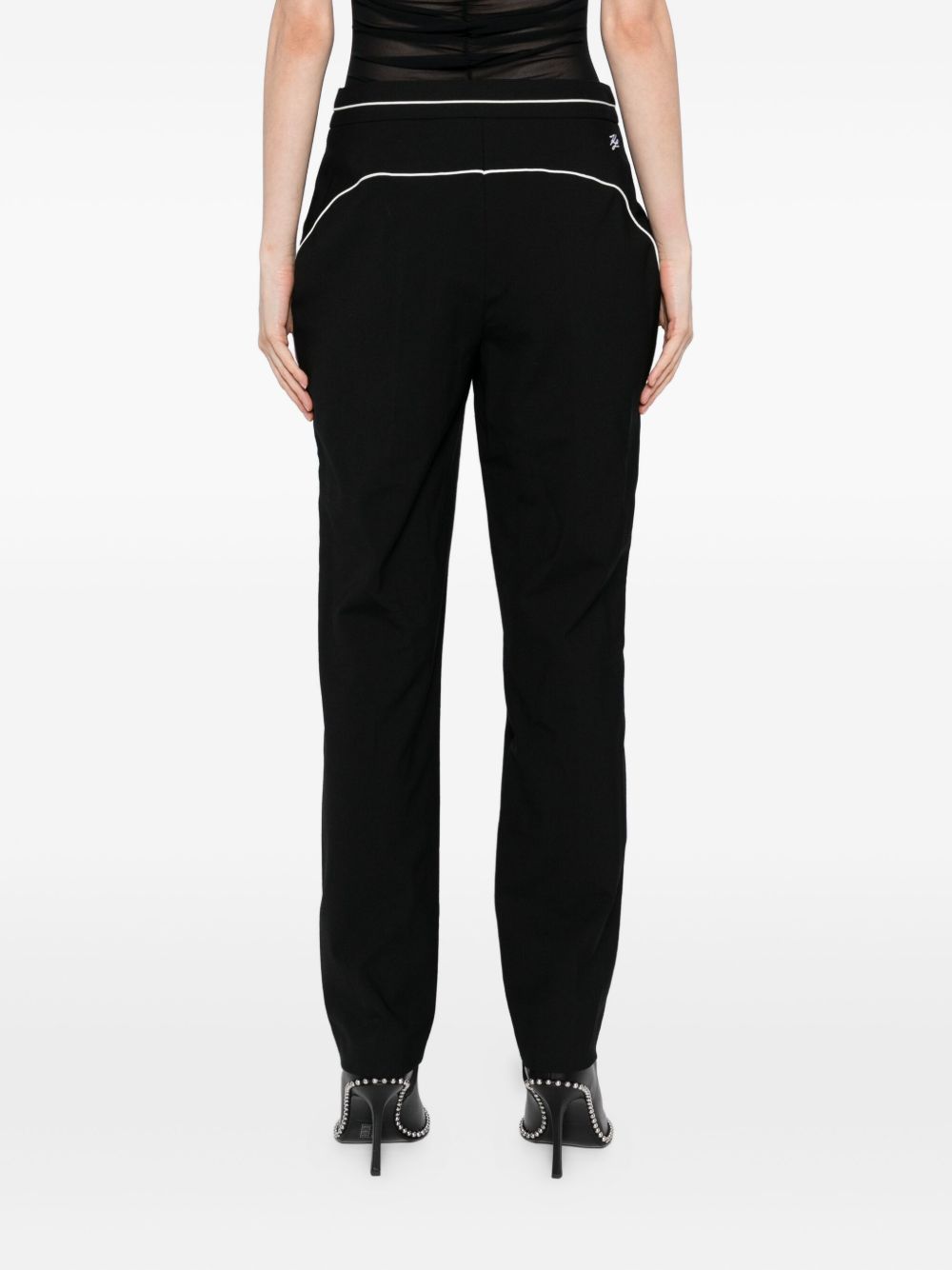 KARL LAGERFELD Women's Tailored Pants with Stripes - Size 8