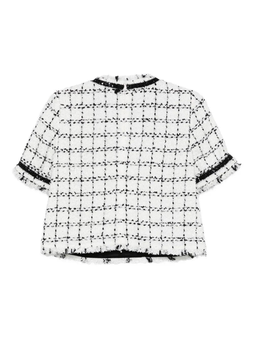 KARL LAGERFELD Chic Boucle Loop Top for Women