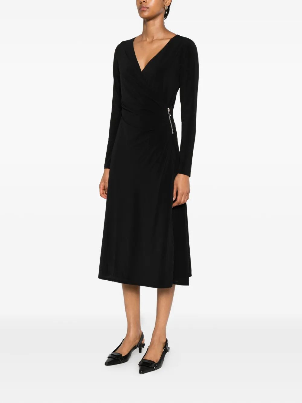 KARL LAGERFELD Chic Mini Zip Dress for Women