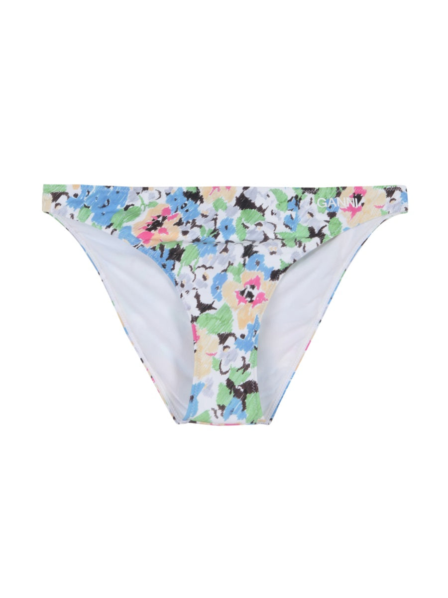 GANNI Floral Mini Bikini Briefs