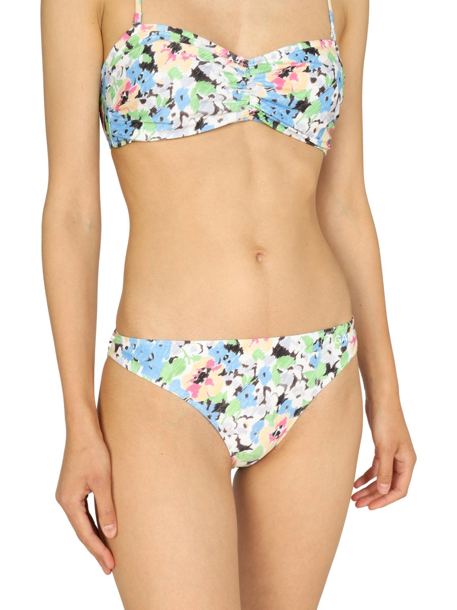 GANNI Floral Mini Bikini Briefs