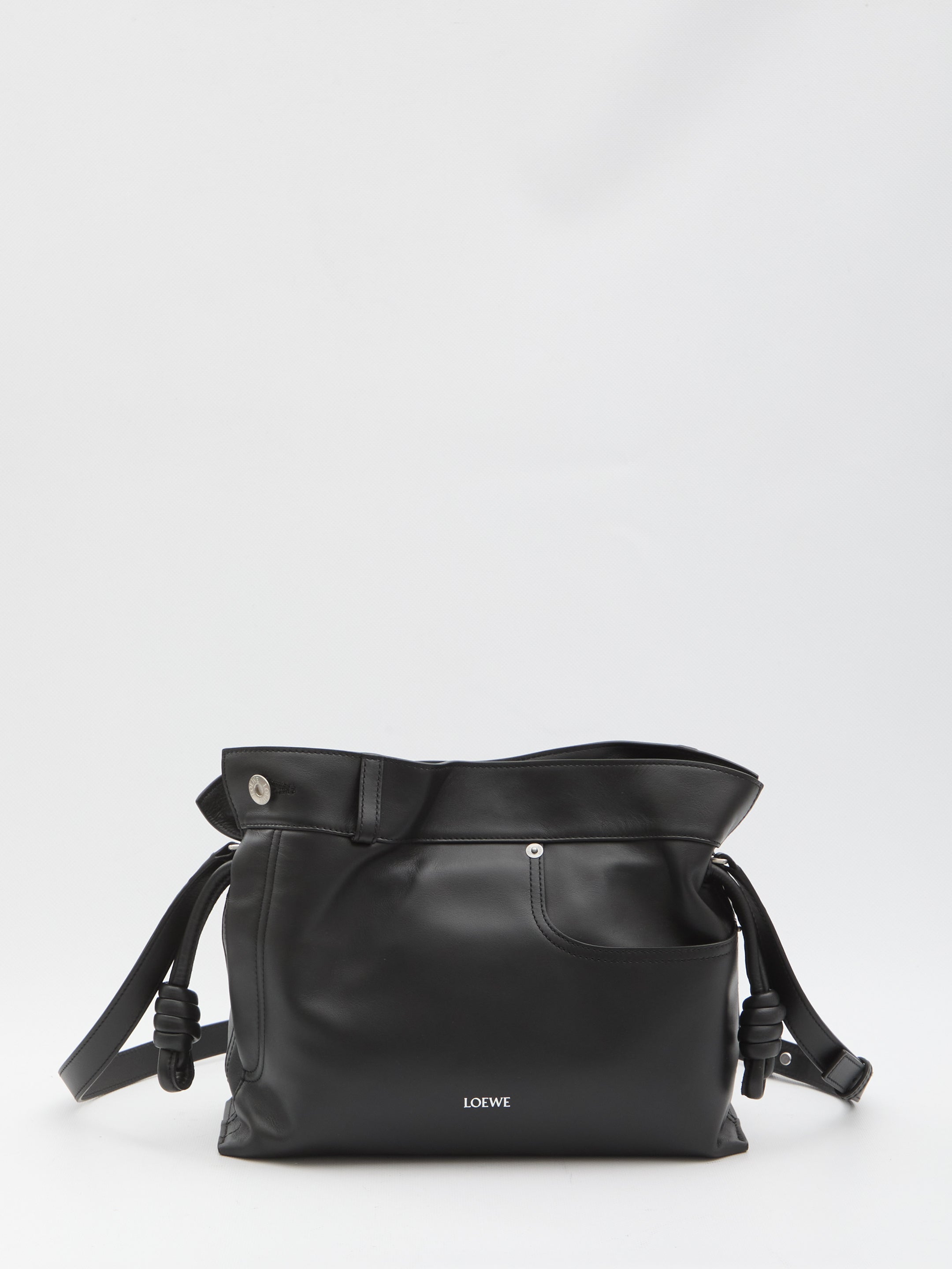 LOEWE Mini Trouser-Inspired Handbag with Drawstring Closure and Adjustable Strap