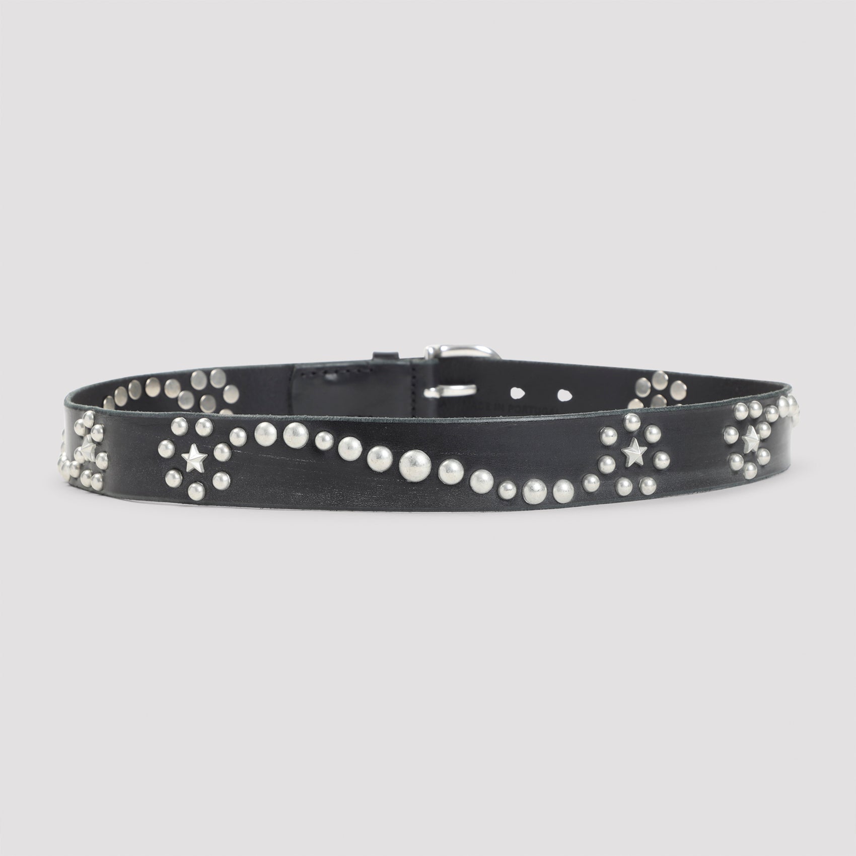 OUR LEGACY Star Fall Leather Belt - 3.5 cm Height