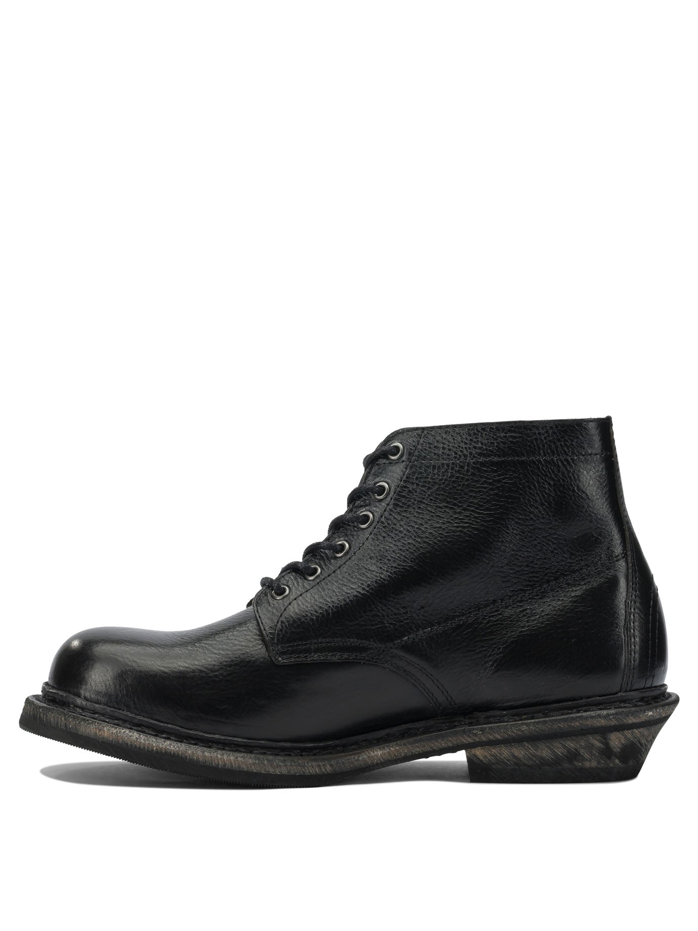 OUR LEGACY Crafted Leather Ankle Boots