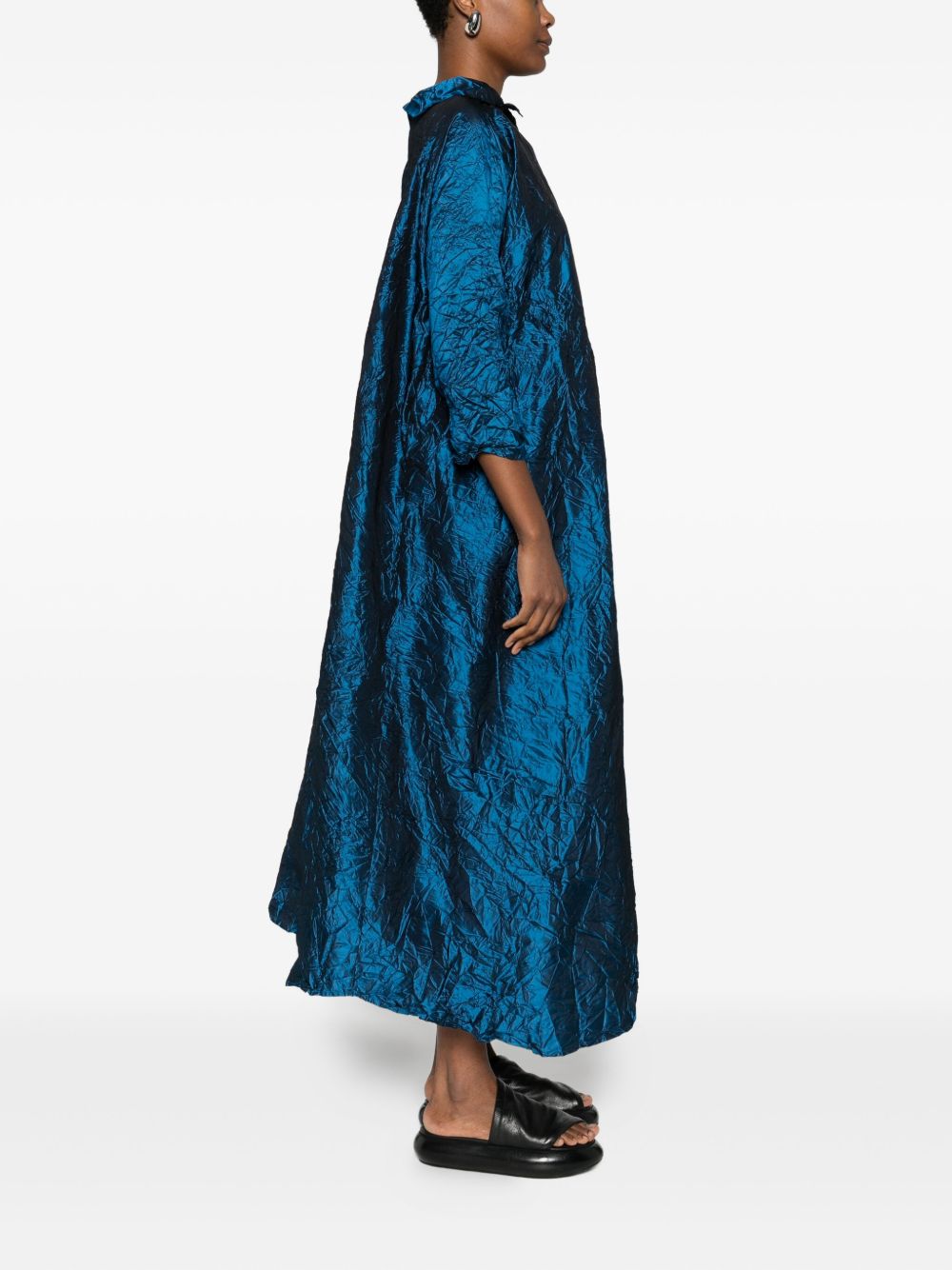 DANIELA GREGIS Silk Short Dress with Tie Belt - Women’s Mini Dress