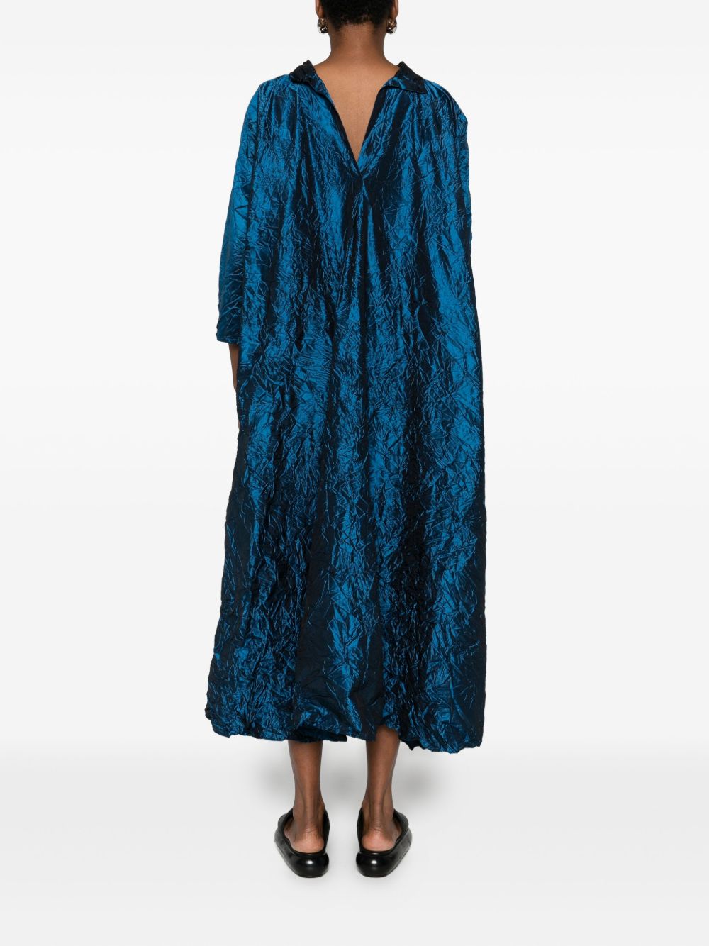 DANIELA GREGIS Silk Short Dress with Tie Belt - Women’s Mini Dress