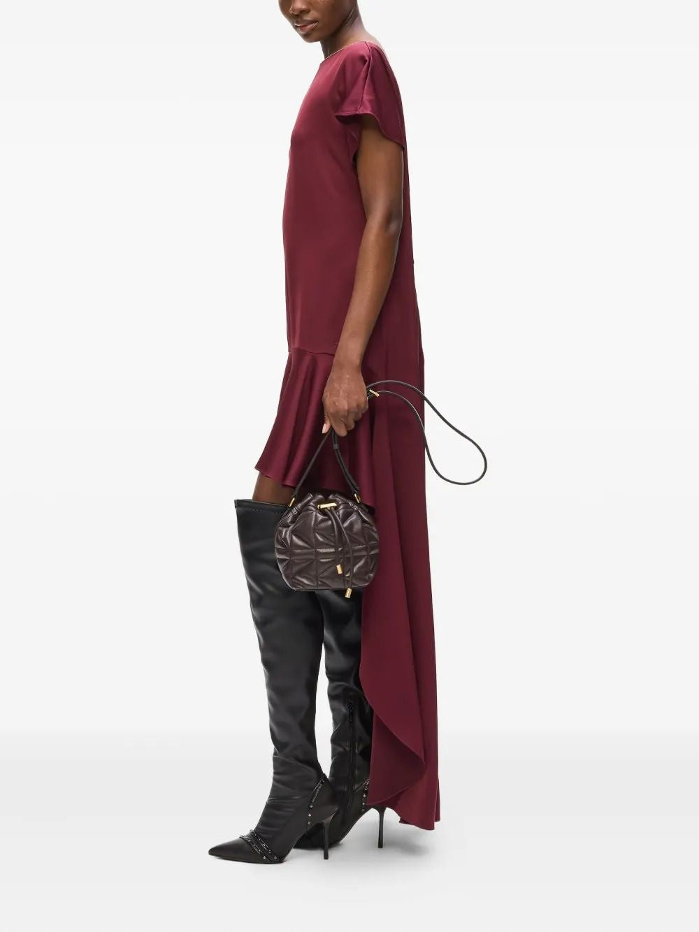 KARL LAGERFELD Quilted Bucket Bag for Women