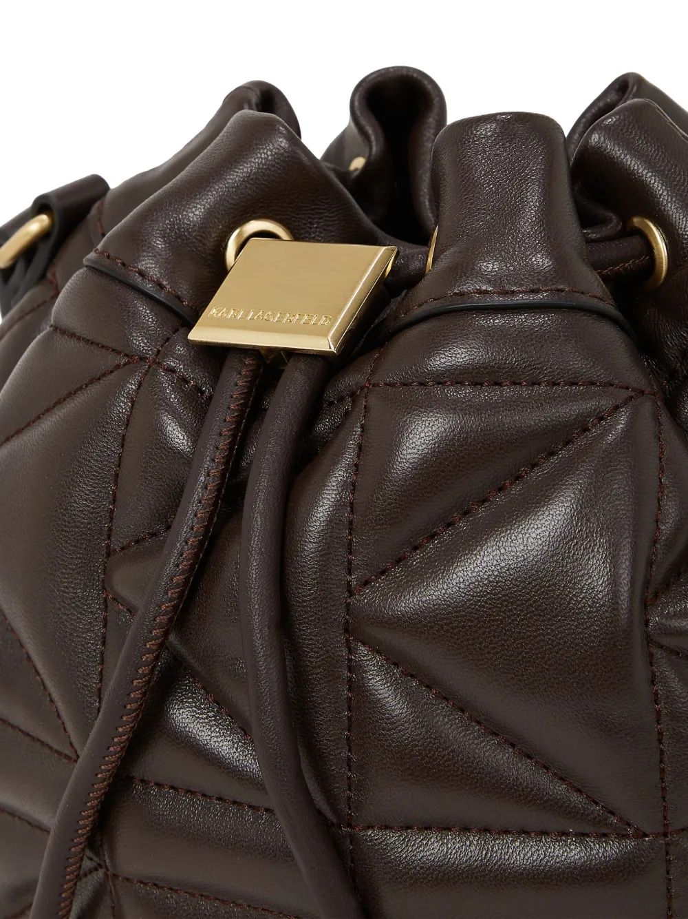 KARL LAGERFELD Quilted Bucket Bag for Women