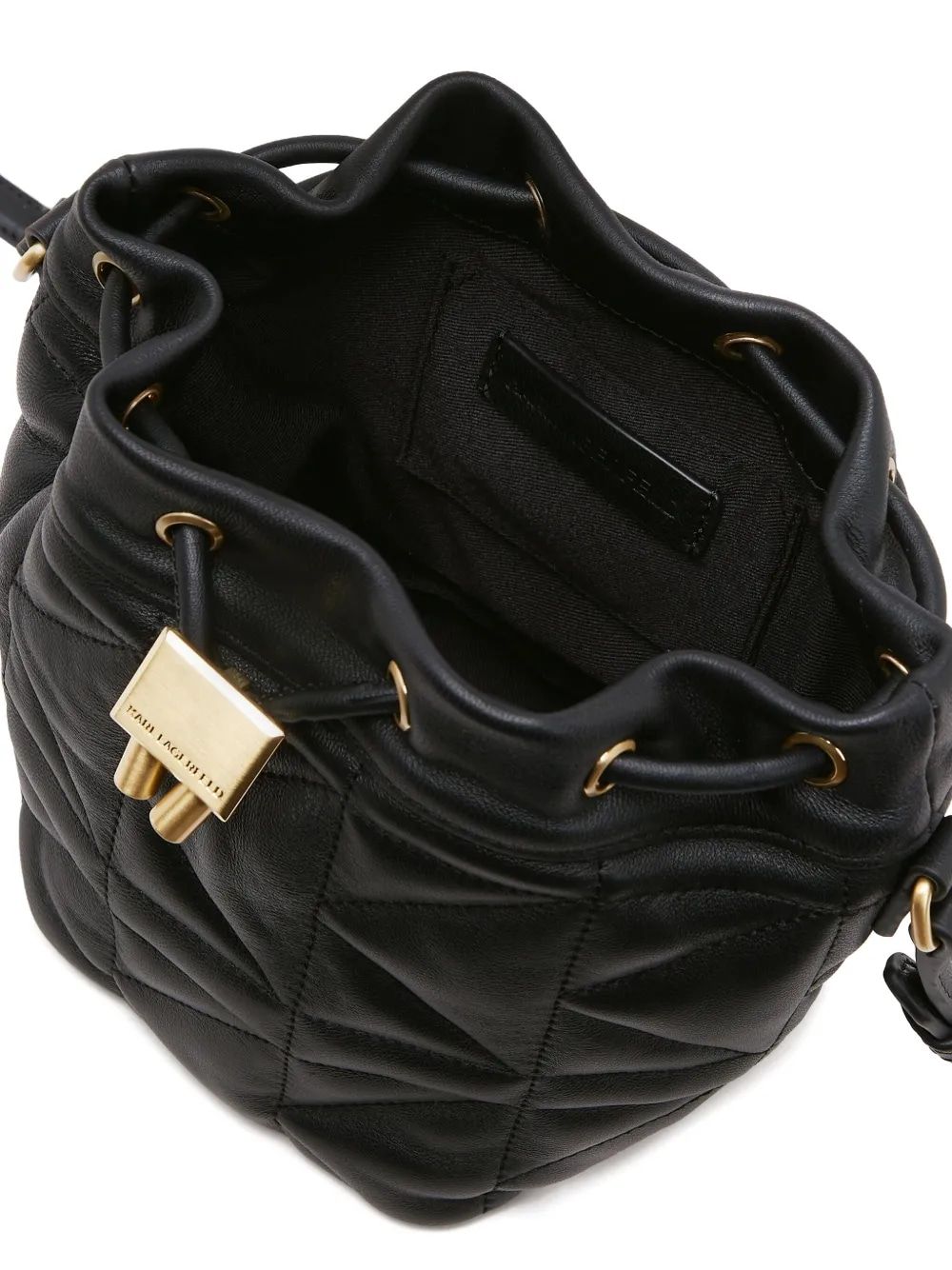 KARL LAGERFELD Quilted Bucket Bag