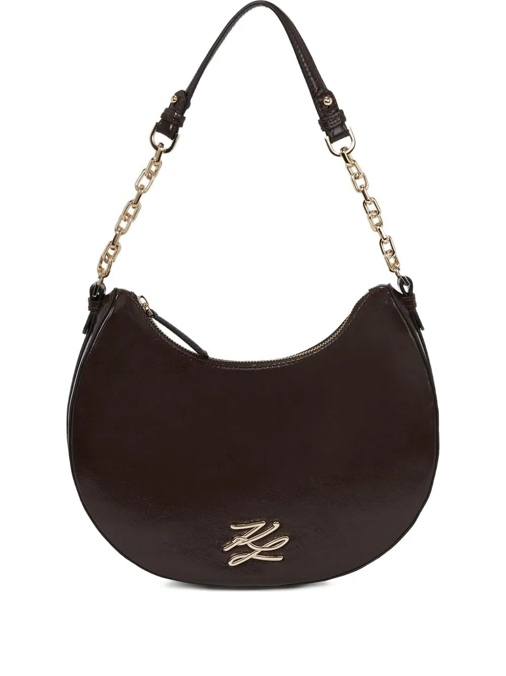 KARL LAGERFELD Mini Moonbag - Chic Leather Handbag