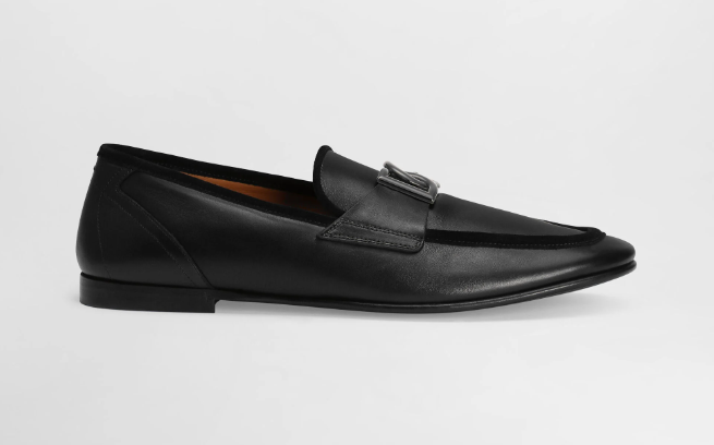 DOLCE & GABBANA Leather Flat Shoes for Men