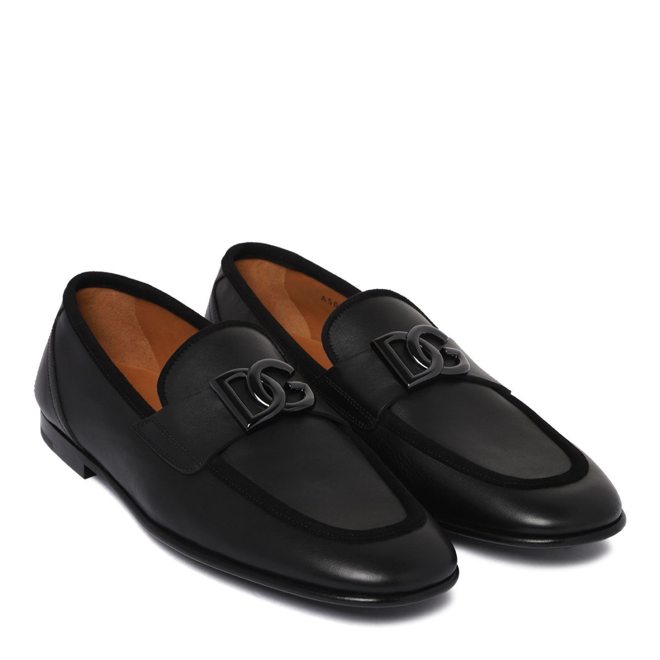 DOLCE & GABBANA Leather Flat Shoes for Men