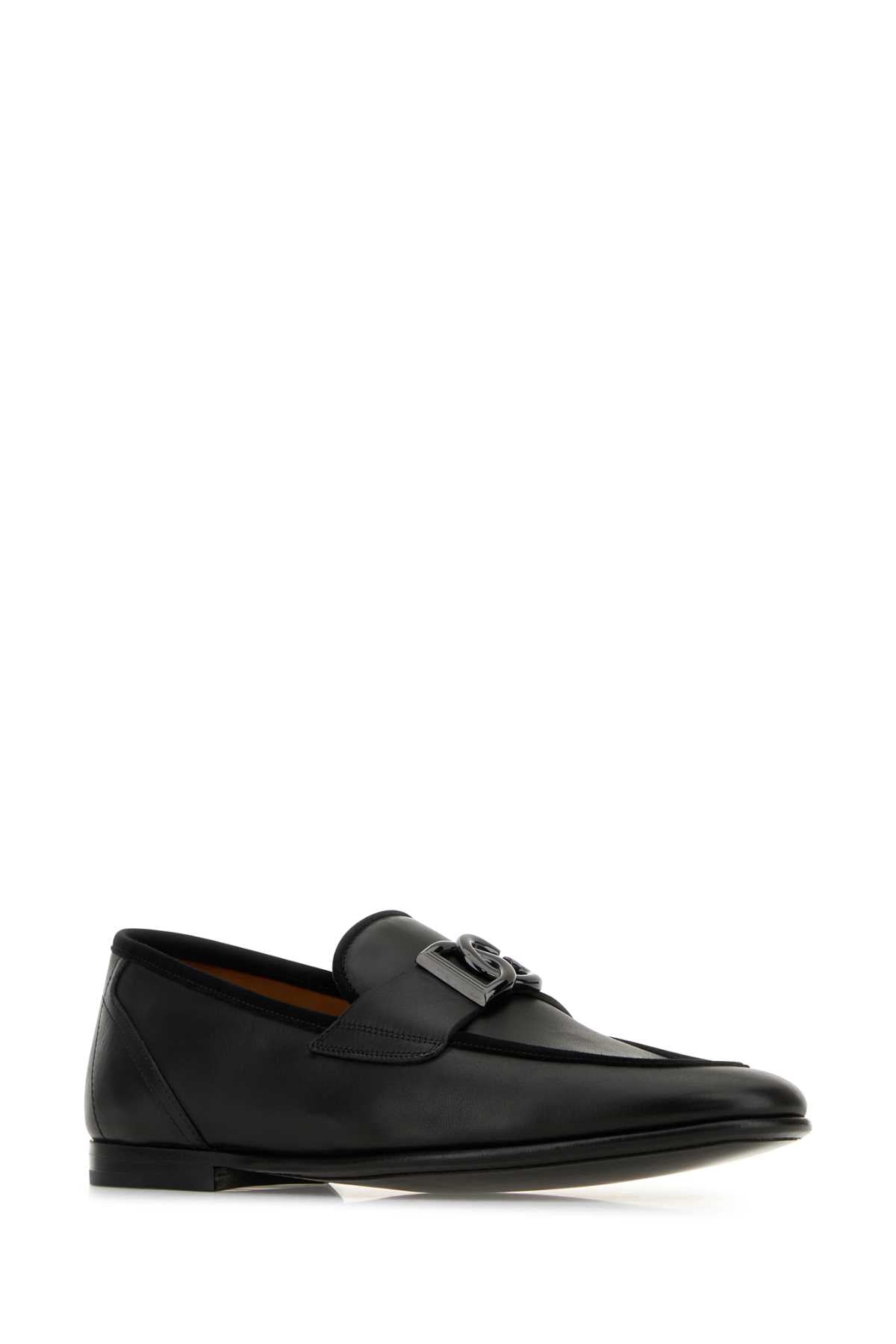 DOLCE & GABBANA Premium Leather Erice Loafers for Men - SS25 Collection
