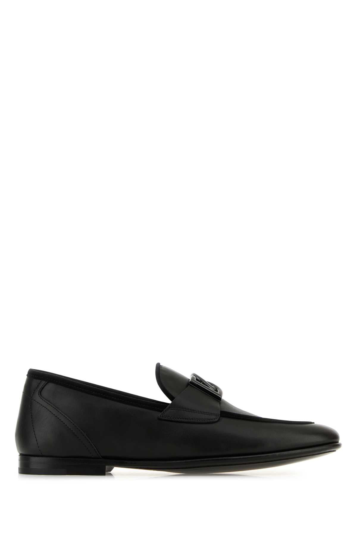 DOLCE & GABBANA Premium Leather Erice Loafers for Men - SS25 Collection