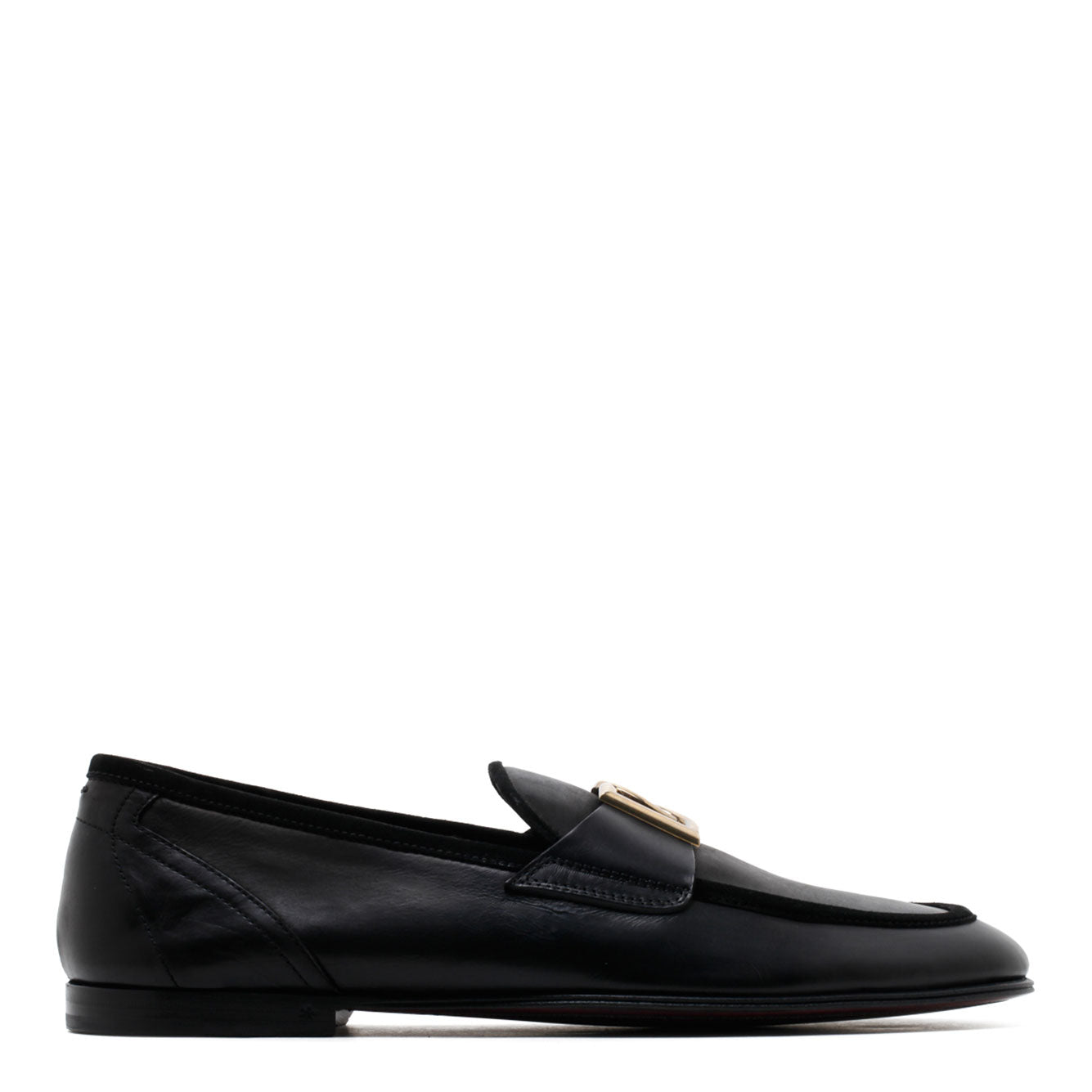 DOLCE & GABBANA Luxury Calfskin Flat Shoes for Men