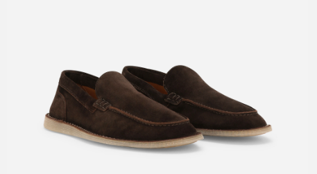 DOLCE & GABBANA Premium Suede Loafer for Men