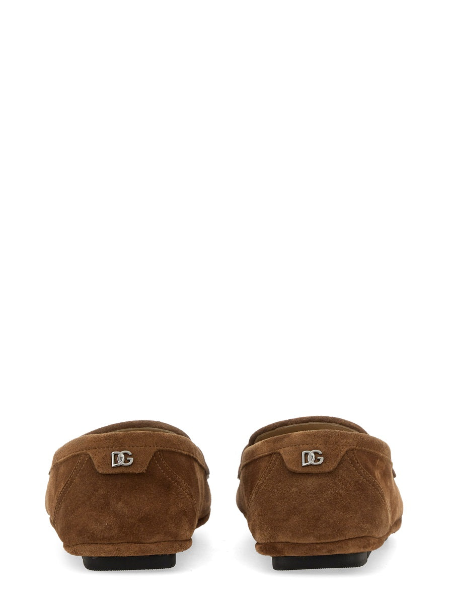 DOLCE & GABBANA Premium Leather Moccasins for Men