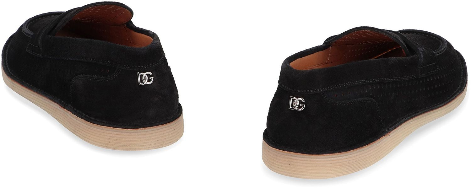 DOLCE & GABBANA Men's Leather Loafers - SS25 Collection